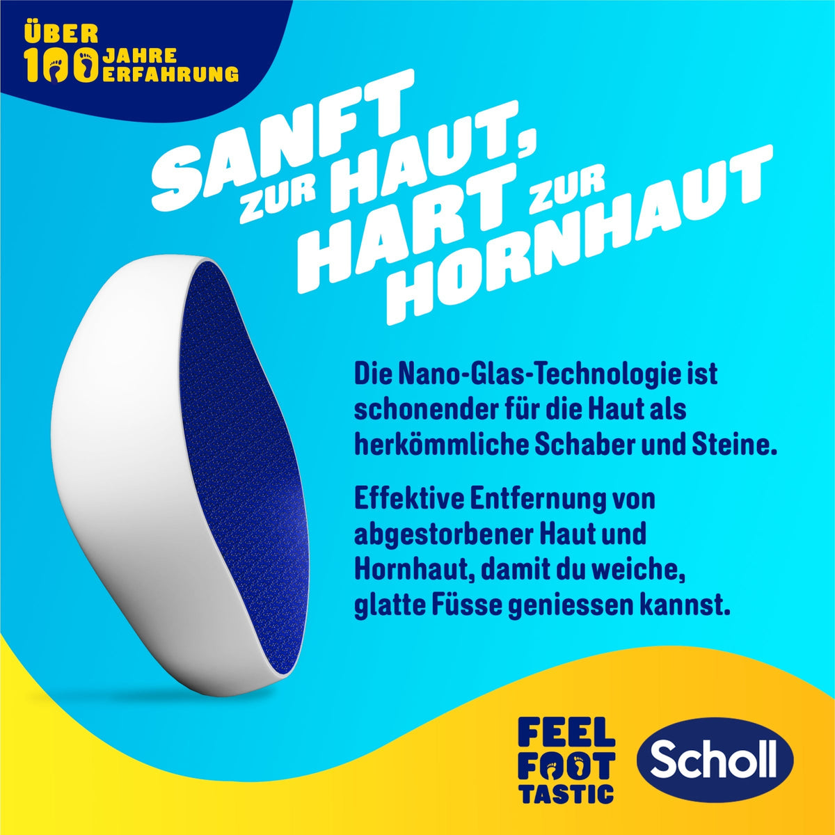 Scholl DE Care Scholl ExpertCare Fussfeile, Harthautentferner für Füsse