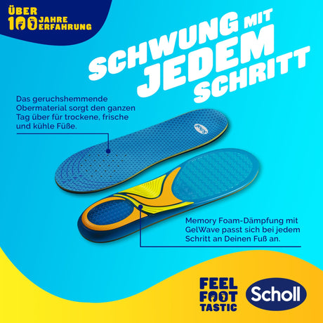Scholl DE Insoles GelActiv™ Everyday Einlegesohlen Herren