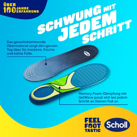 Scholl DE Insoles GelActiv™ Sport Einlegesohlen Herren