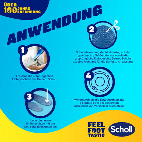 Scholl DE Insoles GelActiv™ Sport Einlegesohlen Herren
