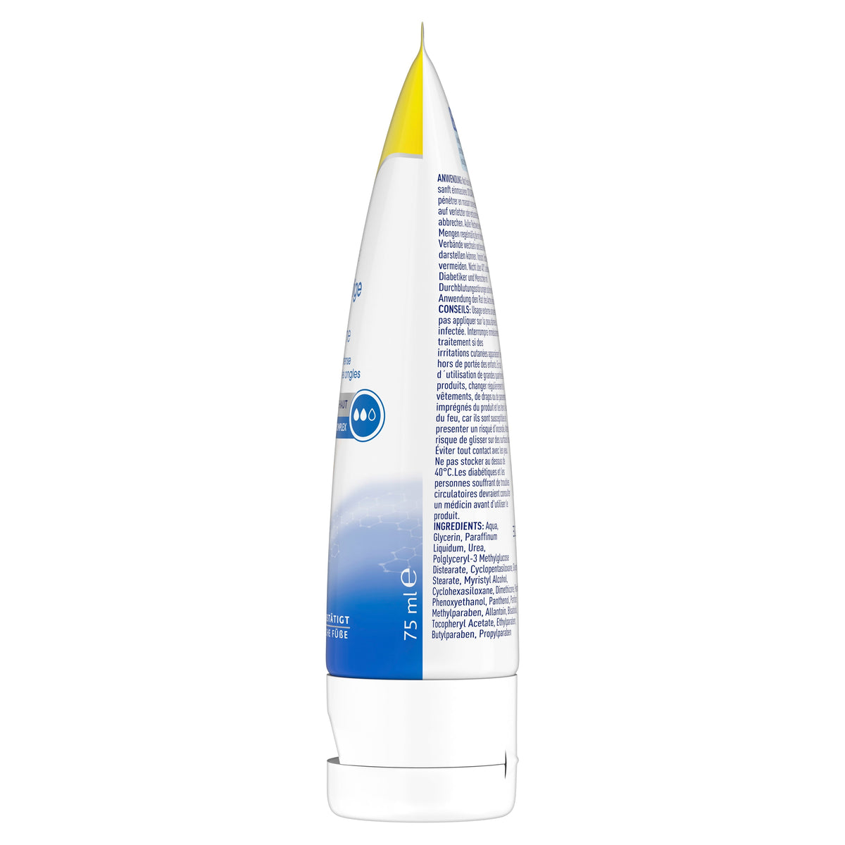 Scholl DE Scholl Fuß- und Nagel-Creme, reichhaltig mit Urea (5%), 75 ml