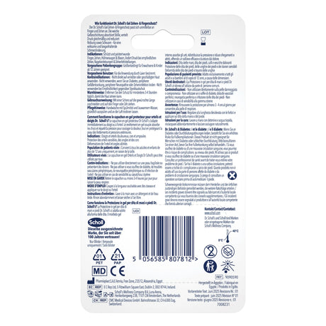 Scholl Site DE Aid Dr. Scholl's Gel Finger - und Zehenschutz für Druckstellen