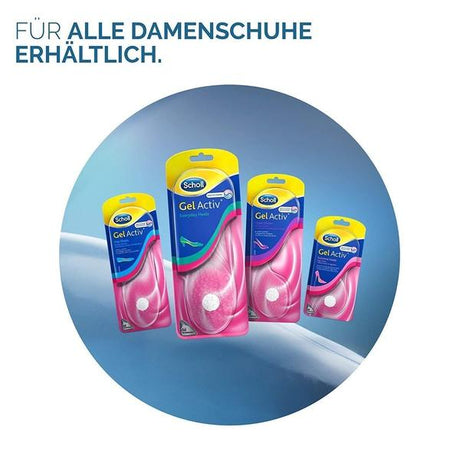 Scholl Site DE Insoles 35 - 40.5 Scholl GelActiv Einlegesohlen Flache Schuhe