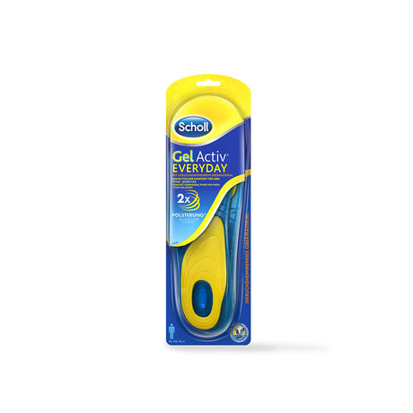 Scholl Site DE Insoles 40 - 46.5 Scholl GelActiv Einlegesohlen Everyday Men